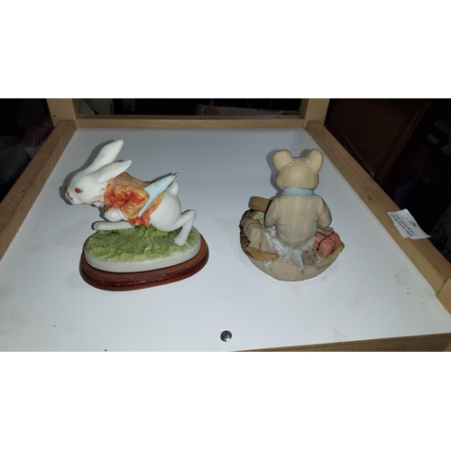 235 - The White Rabbit Ornament Plus Rupert Ornament By Arden Sculptures