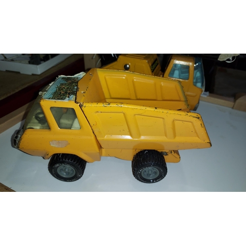 237 - Tonka Dump Truck Plus Ricko Sanson Crane