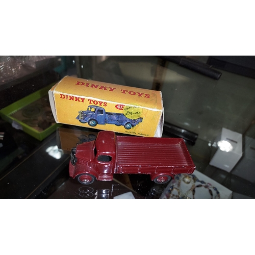 324 - Dinky Toys Camion Austin Wagon 412 With Repro Box