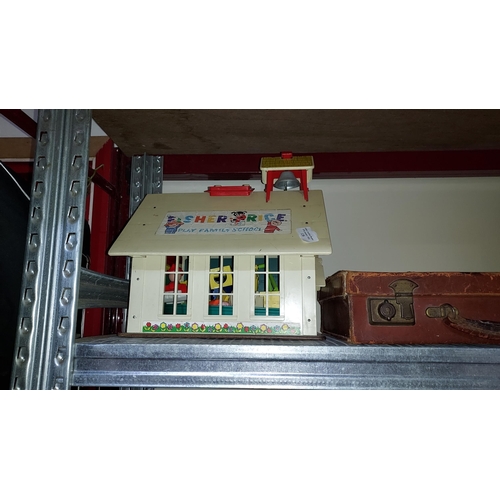 128 - Fisher Price School With Additional Small Pieces