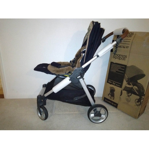 31 - Mamas & Papas Armadillo Flip XT 3 Piece Travel System Including Raincover Plus Cybex Car Seat, With ... 