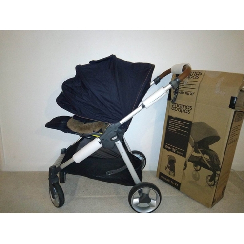 31 - Mamas & Papas Armadillo Flip XT 3 Piece Travel System Including Raincover Plus Cybex Car Seat, With ... 