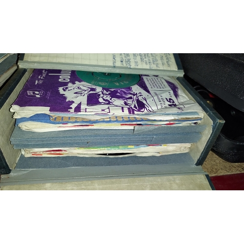 216 - Stack And Box Of Single Records