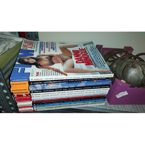Selection Of Fhm Magazines From 1999