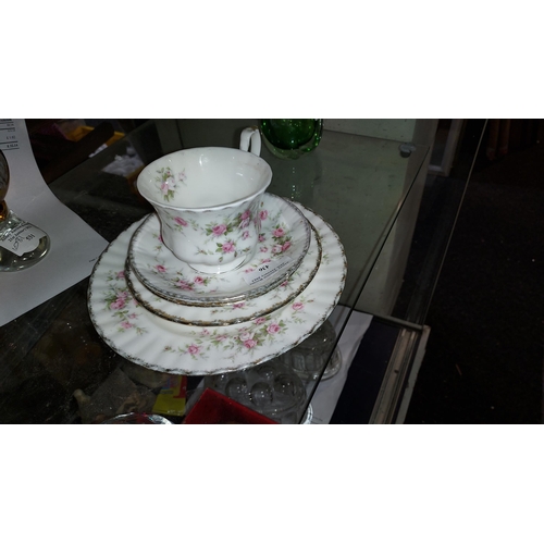 436 - Royal Albert & Paragon Victoria Rose Patterned Cup, 2 Saucers, Side Plate Plus 1 Other