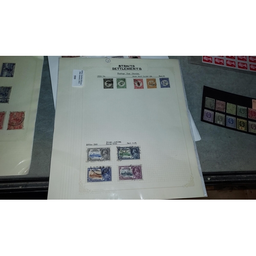 599 - Straits Settlements Postage Due Stamps