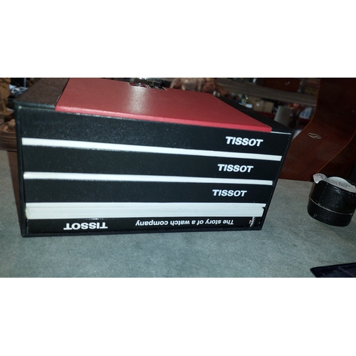 328 - Tissot Chronograph Watch With Box And 2 Booklets