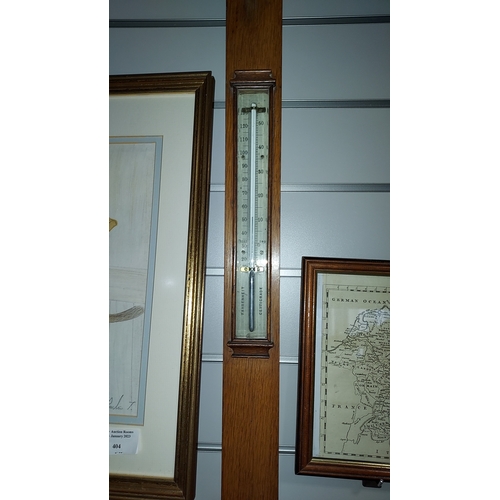 405 - Long Aneroid Wall Barometer