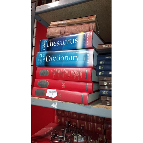 1 - Oxford Dictionary, Oxford Thesaurus, Plus 3 Volume Readers Digest Encyclopaedia And Child'S Book Of ... 