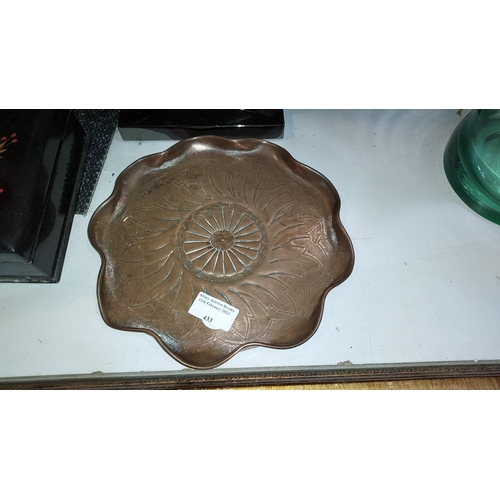 433 - Copper Dish