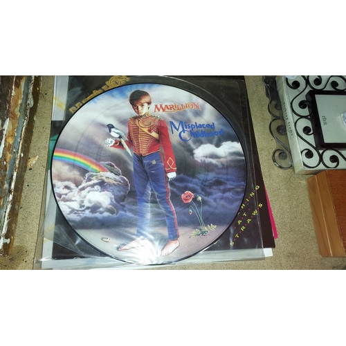 156 - 8 Picture Discs Including Sting, ZZ Top, Iron Maiden, Rolling Stones, Queen And Marillion