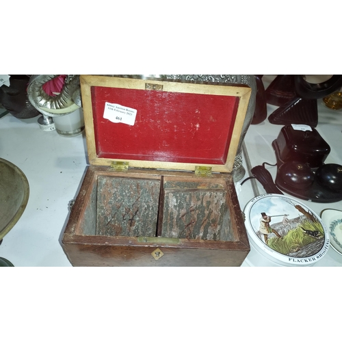 461 - Antique Tea Caddy For Restoration