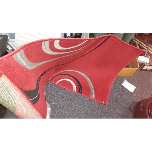 738 - Red Patterned Rug