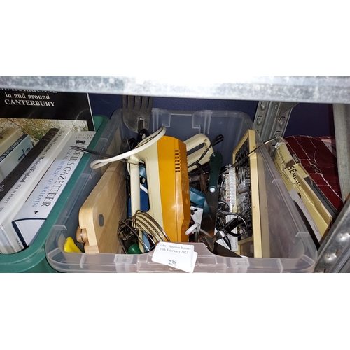 238 - Small Crate Of Kitchen Electricals