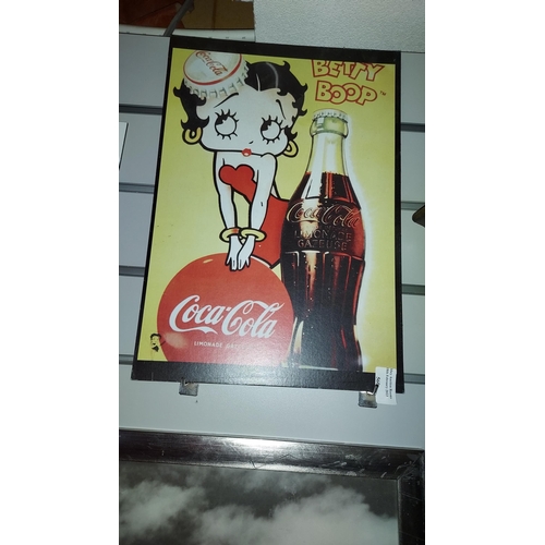 560 - Betty Boop Coca Cola Advertising Picture