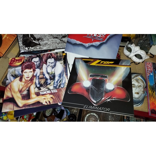 160 - Selection Of Records Including Led Zepplin, Rolling Stones, Jimi Hendrix And Acdc