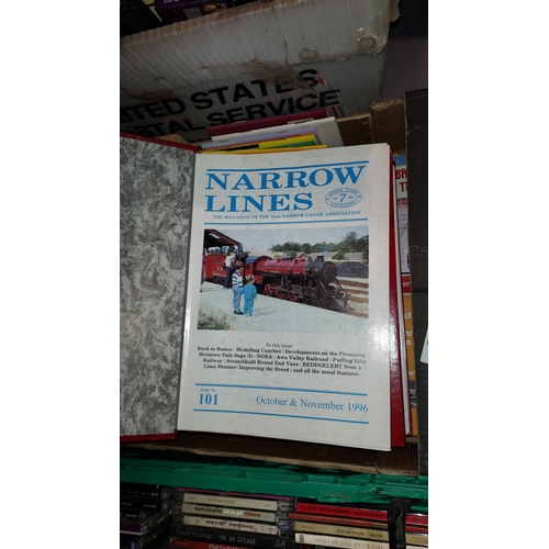 246 - Box Of Railway Related Magazines And Books