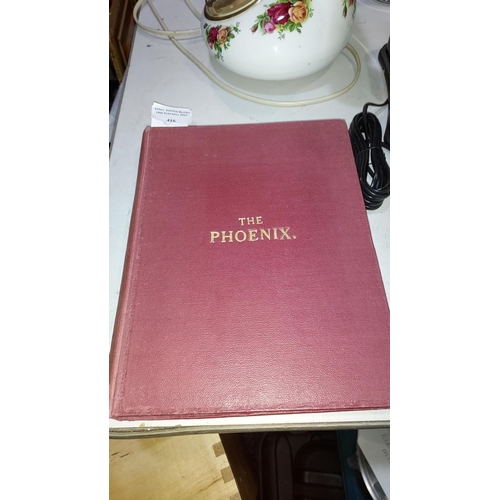 416 - Bound Volume Of 'The Phoenix' Prison Magazine Published By Hmcp Maidstone, 1929 - 1936, Inscription ... 