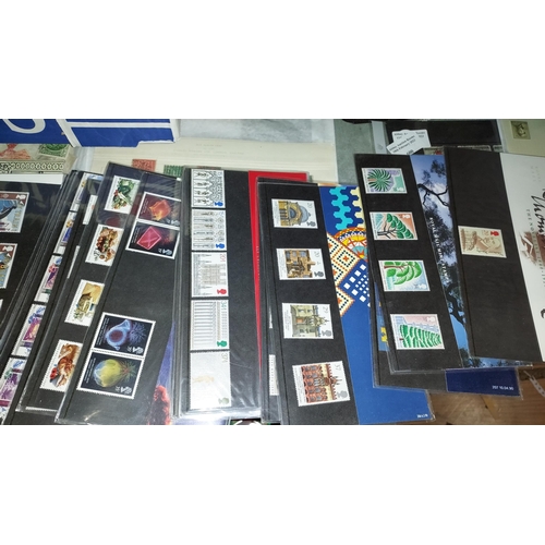 593 - Box Of British Presentation Packs + Loose Stamps