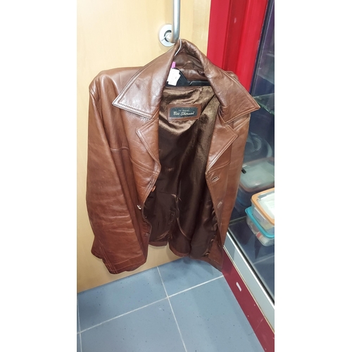 16 - Ben Sherman Leather Coat