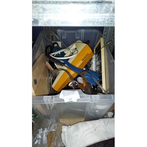 263 - Small Crate Of Kitchen Electricals