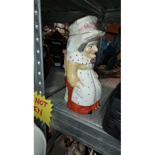 478 - Large Lady Toby Jug