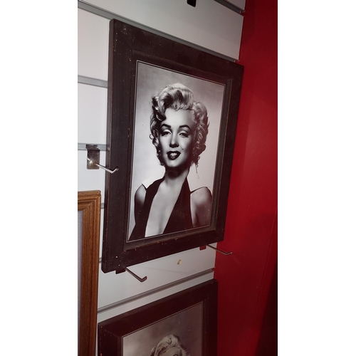 116 - 3 Framed Pictures Of Marilyn Monroe, 1 From Life Magazine