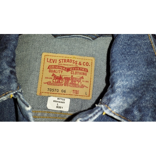 128 - Levi Strauss Jacket Size Large, Unused With Original Tags