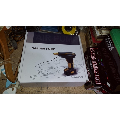 205 - Car Air Pump In Box No Charger