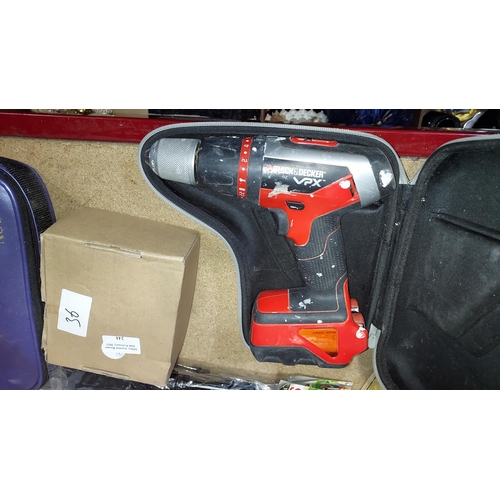 162 - Black And Decker Drill In Case But Needs Charger. Untested