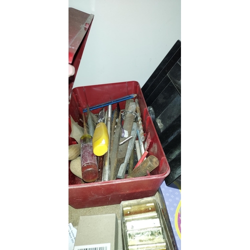 158 - Tool Box With Contents