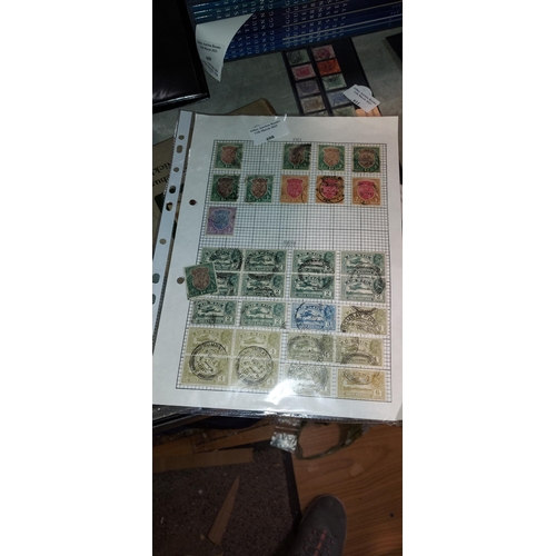 608 - Page Of Indian Stamps