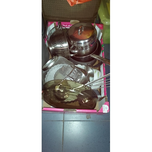 658 - Box Of Kitchenware