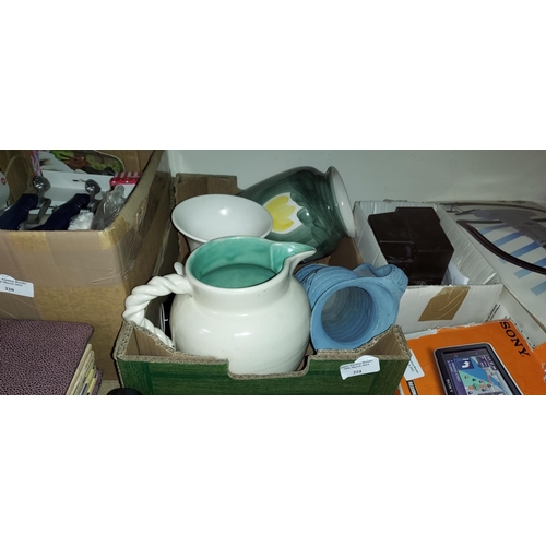 223 - Box Of Vases And Jugs