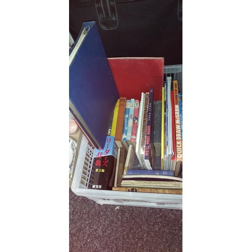 234 - Box Of Books And Some Stamp Albums