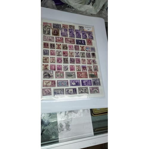 396 - Page George VI GB & Empire Stamps In Purple