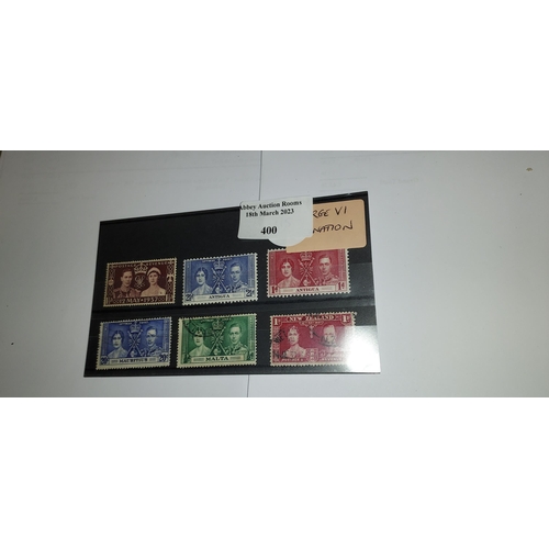 400 - George VI Coronation Stamps