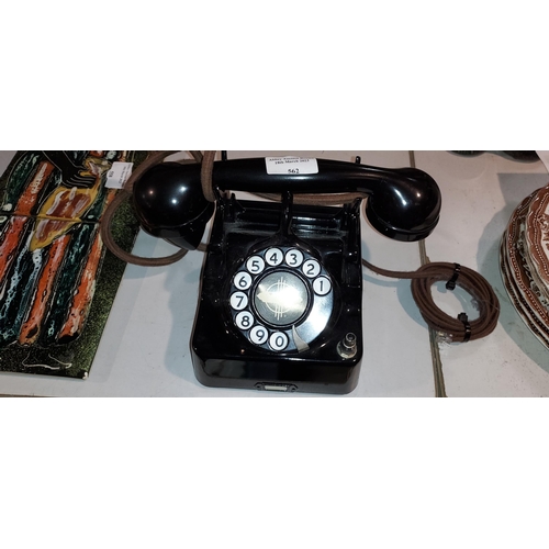 562 - Vintage Dial Up SK2280 K.NR.5417/W-08 Telephone From 1943