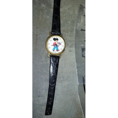 574 - Vintage Mickey Mouse Wrist Watch, Working