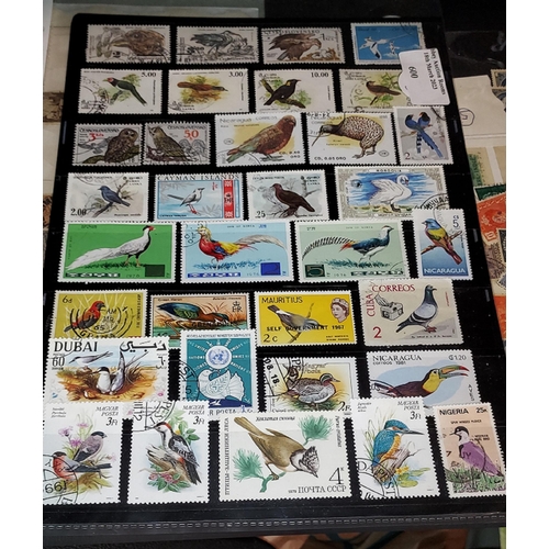 602 - Page Of Bird Stamps