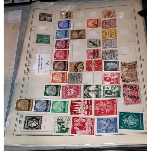 603 - Page Of German Stamps