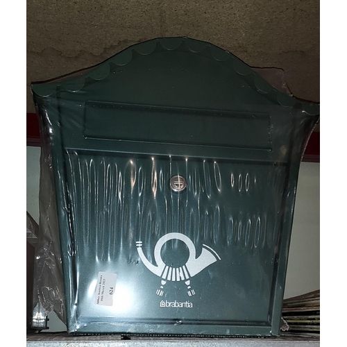 624 - Wall Hanging Post Box, Sealed In Original Packaging