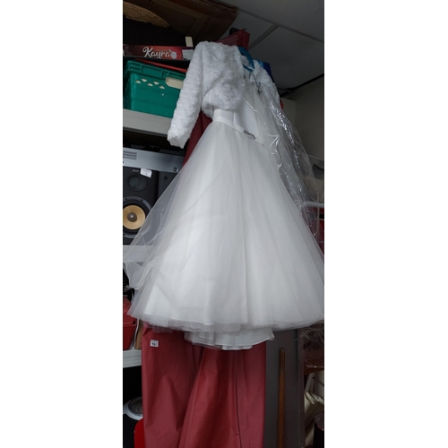 721 - Holy Communion Dress (Dress My Day By Bella) Veil With Tags In Bag