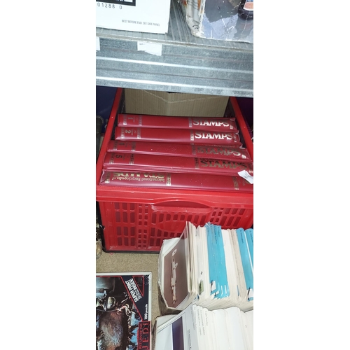 269 - Box Of 6 Folders Of Stamp Magazines