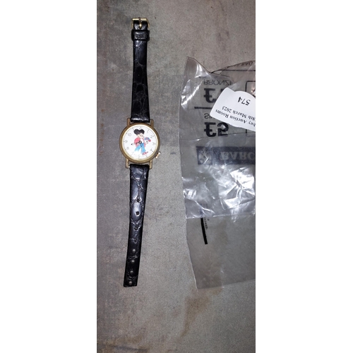 574 - Vintage Mickey Mouse Wrist Watch, Working