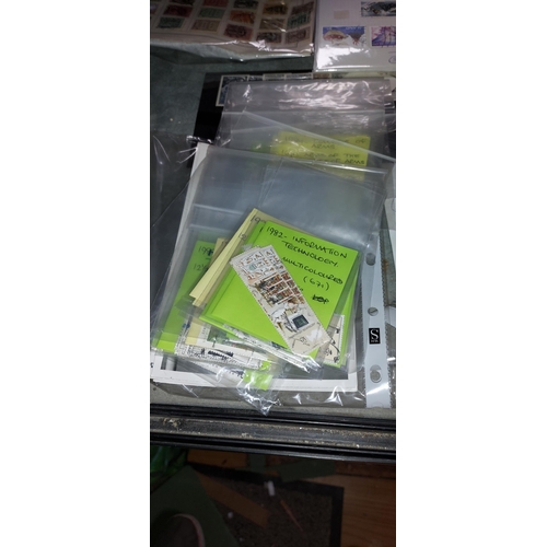 580 - Box Of Catalogued Stamps