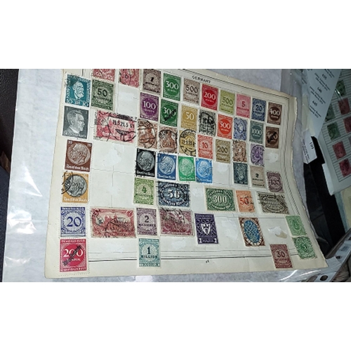 609 - Double Sided Page Of Germany Stamps