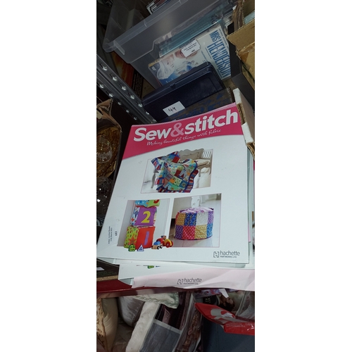 637 - Sew And Stitch Magazines In Folder