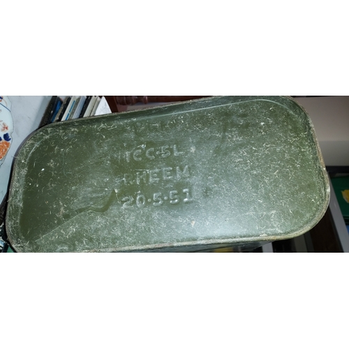 133 - Post WW2 American 20Ltr Jerry Can Rheem Dated 1951