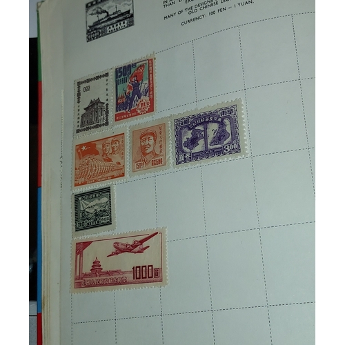 632 - Box Folder Of Stamps Including Albums And Stamp Catalogue